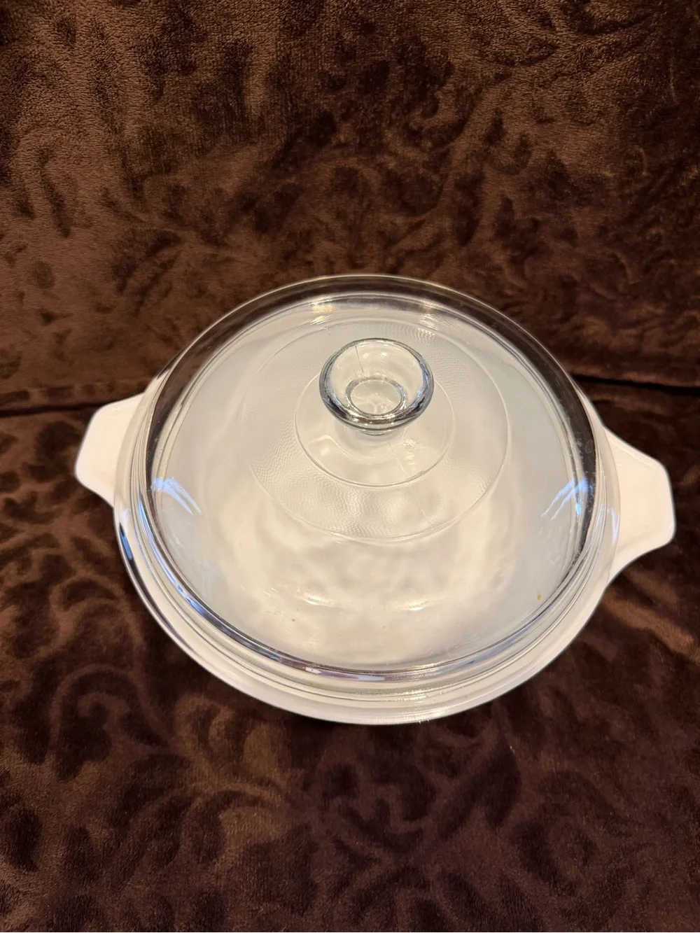 Vintage Pyrex 474-B Colonial Mist Blue Floral Casserole with Glass Lid 1.5 Quart
